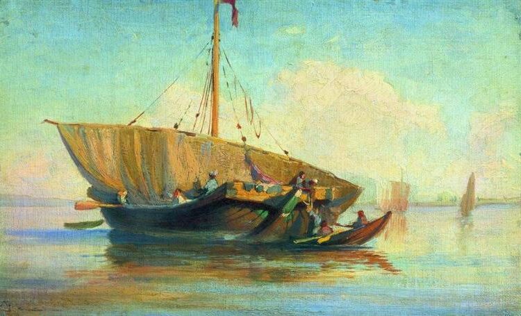 Boat, 1870 by Fyodor Vasilyev reflects a moment of quietude and solitude.
