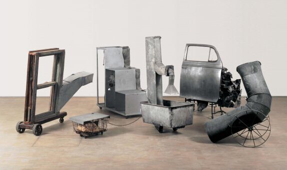 Oracle, 1965, by Robert Rauschenberg reflects the intersection of technology, communication, and modern life